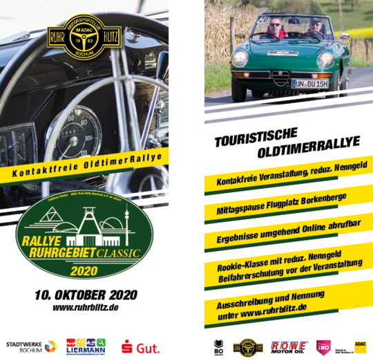 Flyer Rallye Ruhrgebiet Classic 2020