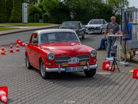Team Sonnendecker/Schäfer auf Volvo P121 Amazon
